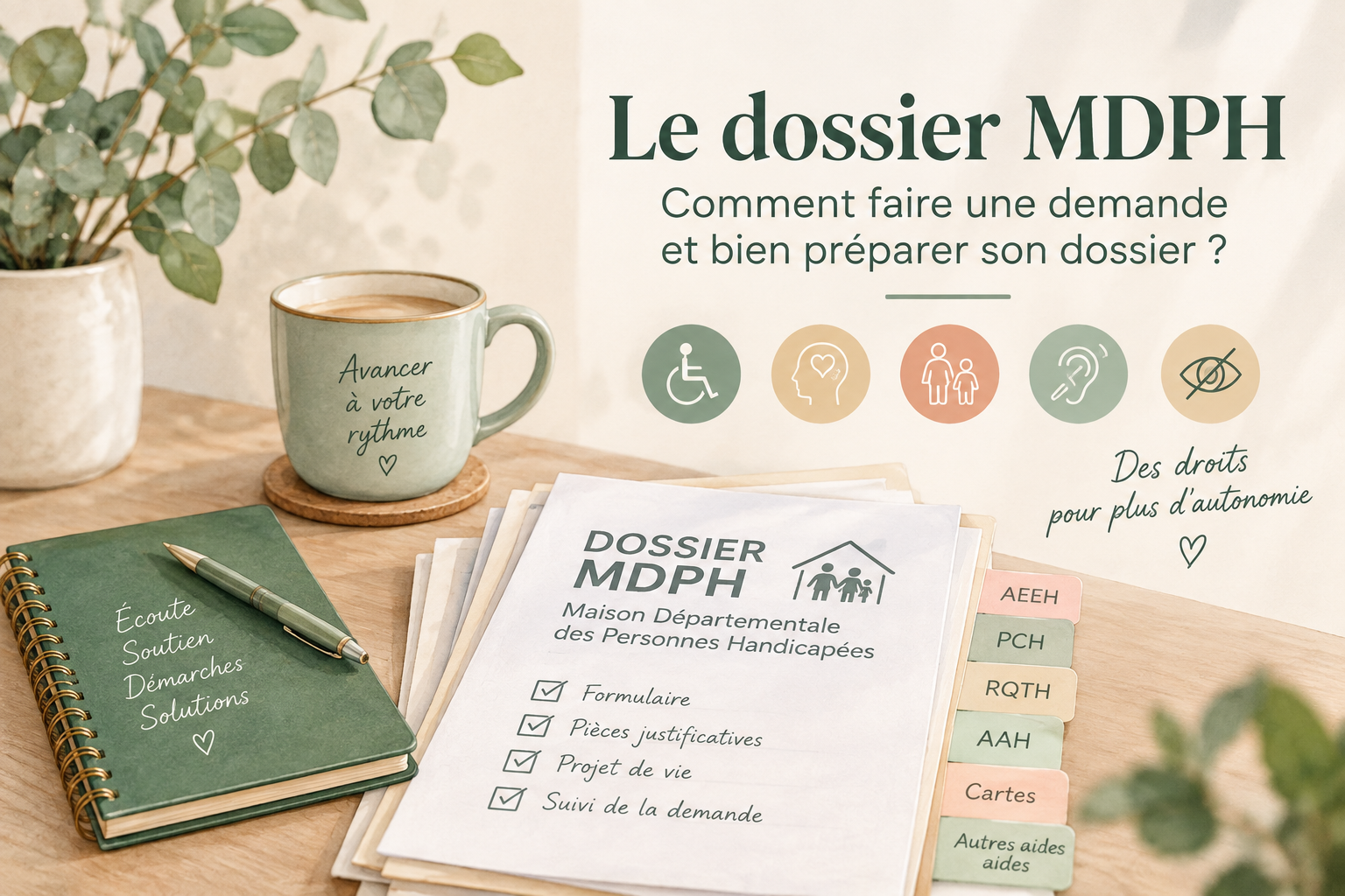 Lire la suite à propos de l’article Dossier MDPH : comment faire une demande et bien préparer son dossier ?